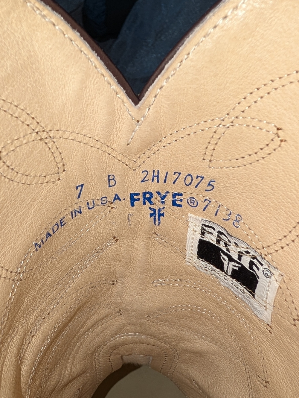 VINTAGE 70s/80s: Frye Western Boots Size 7 - Picture 15 of 16